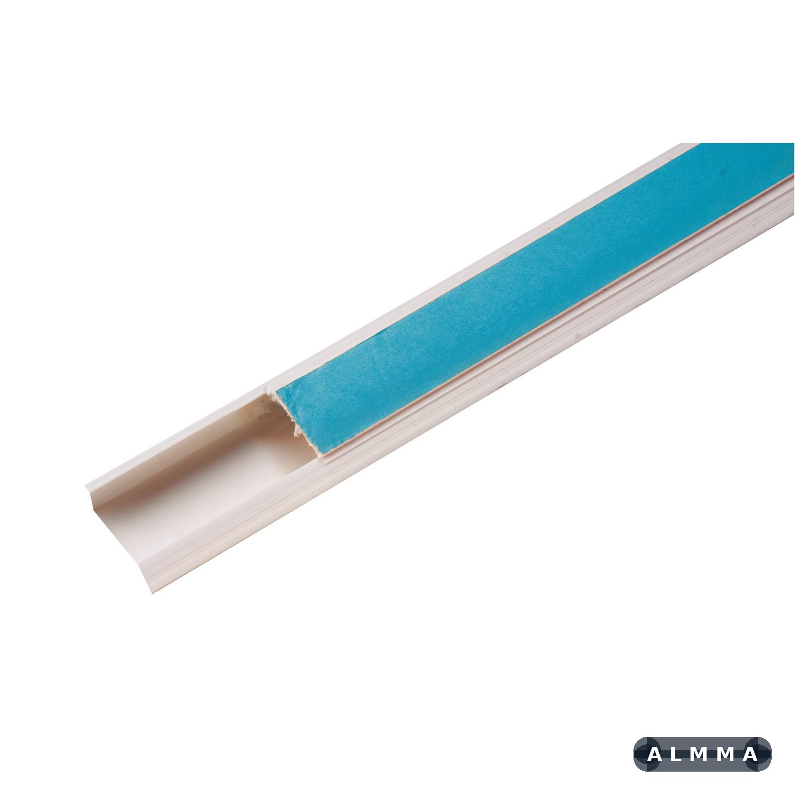Canaleta 20 x 10 x 2000 mm Tramontina Branca sem Divisoria com Cinta Dupla Face 25 UNIDADES EMB.MINIMA