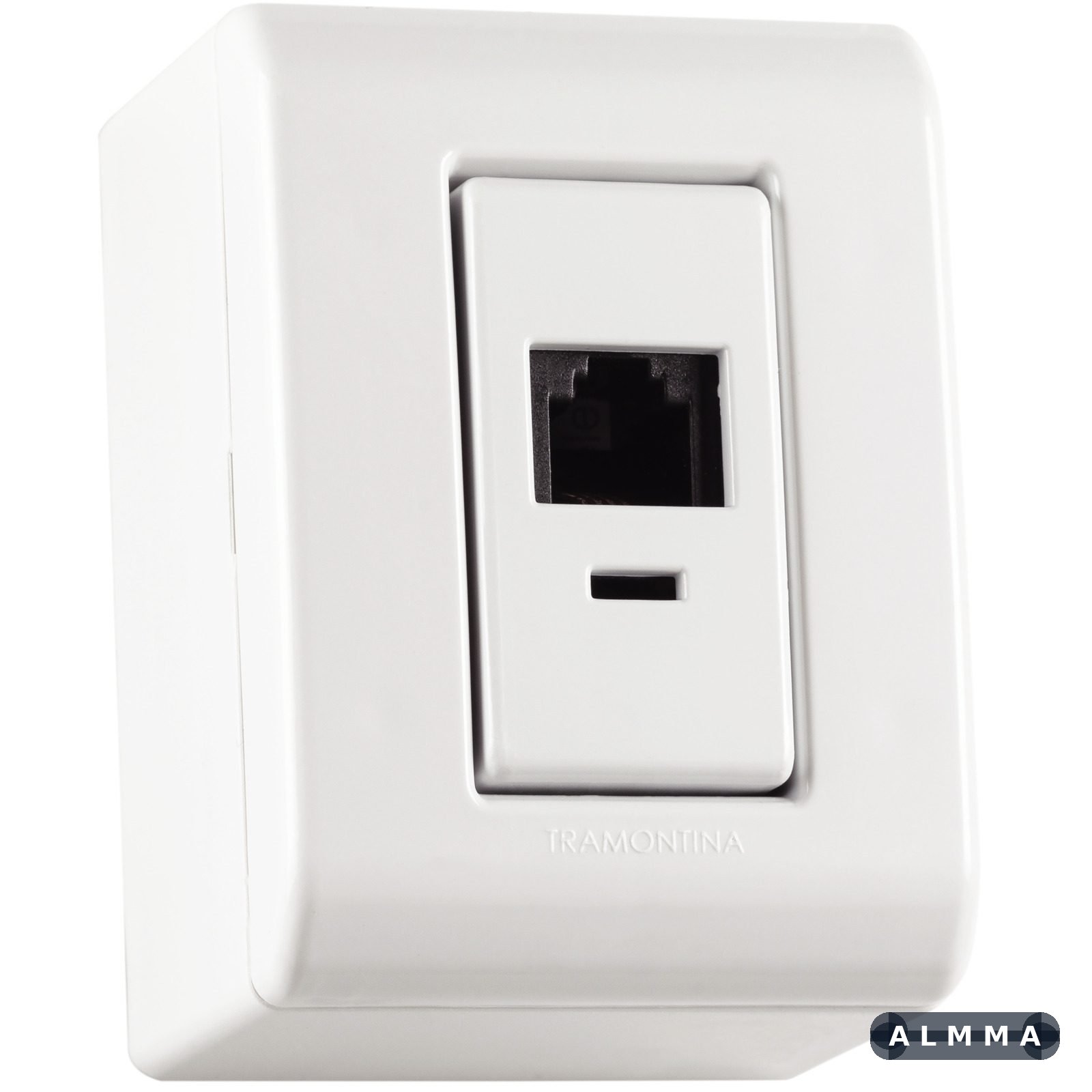 Caixa com Tampa e Tomada RJ45 Cat.6 Tramontina Lizflex 10 UNIDADES EMB.MINIMA