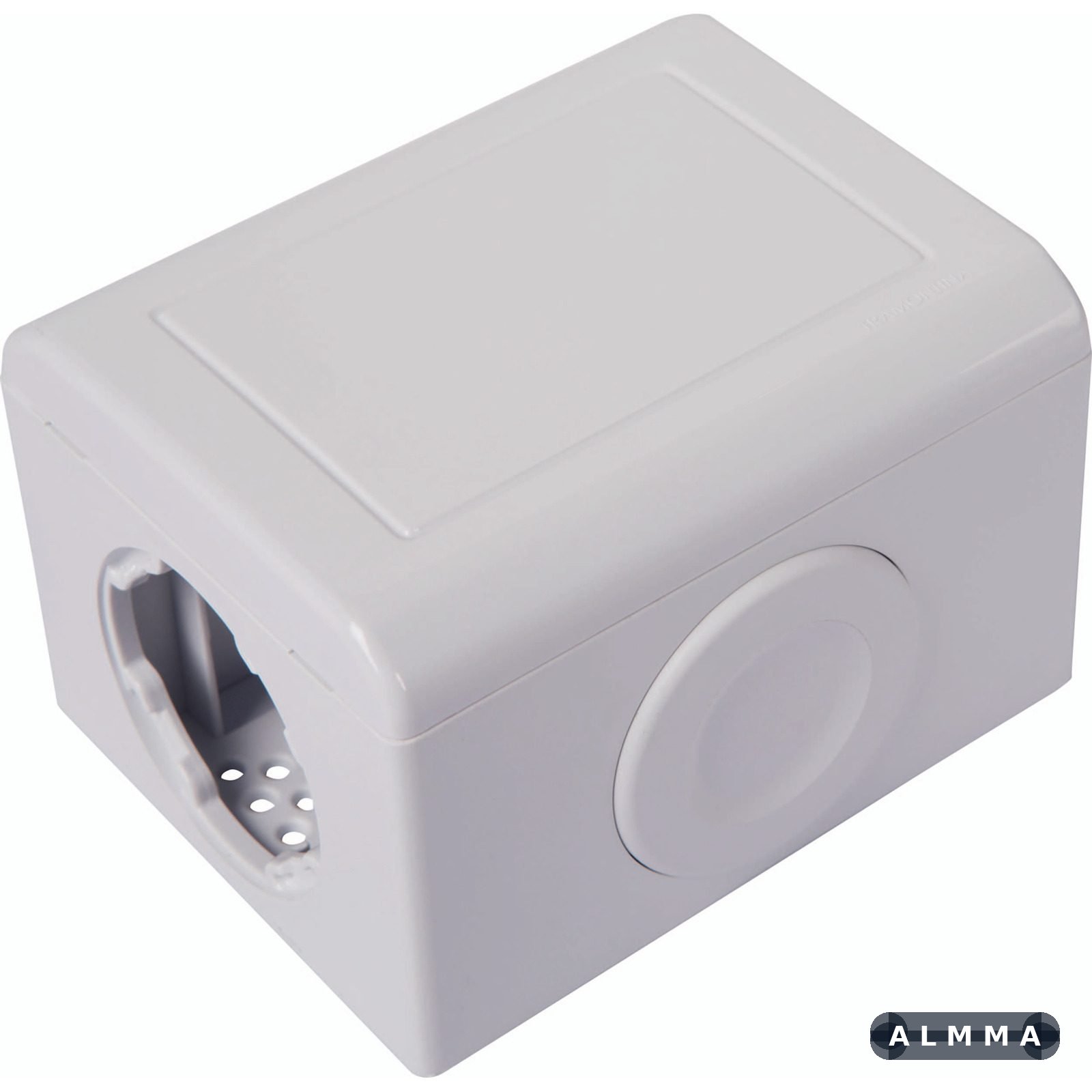 Caixa de Sobrepor X Cega para Eletrodutos e Canaletas Tramontina Lizflex Multiuso Branca 20 UNIDADES EMB.MINIMA