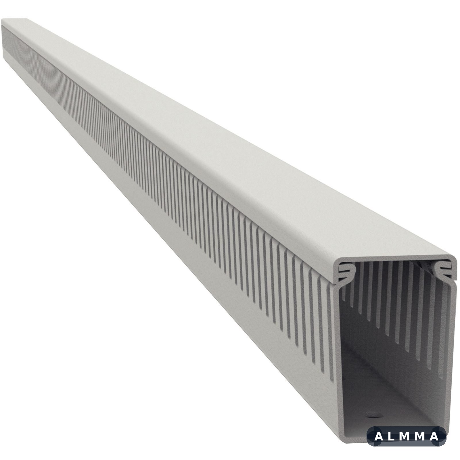 Canaleta para Painel Aberta 30x50x2000 mm Tramontina Cinza 8 UNIDADES EMB.MINIMA
