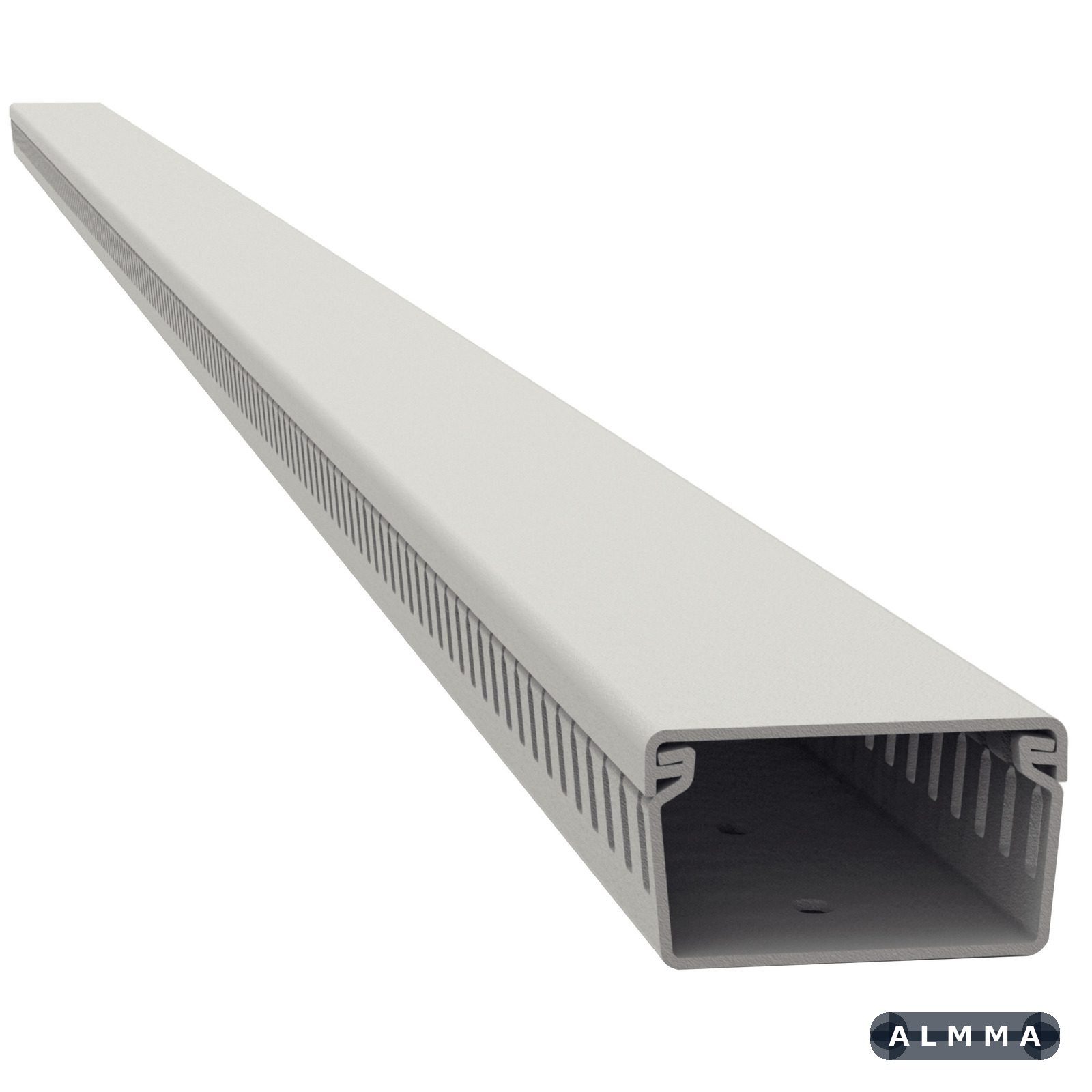 Canaleta para Painel Aberta 50x30x2000 mm Tramontina Cinza 8 UNIDADES EMB.MINIMA