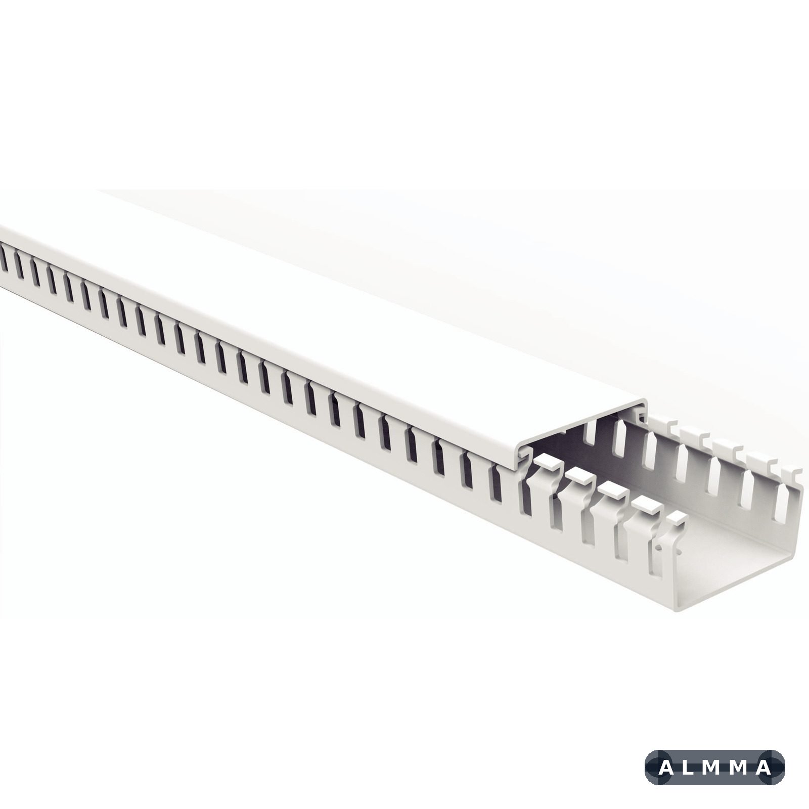 Canaleta para Painel Tramontina Aberta Branca 50x30x2000 mm 8 UNIDADES EMB.MINIMA