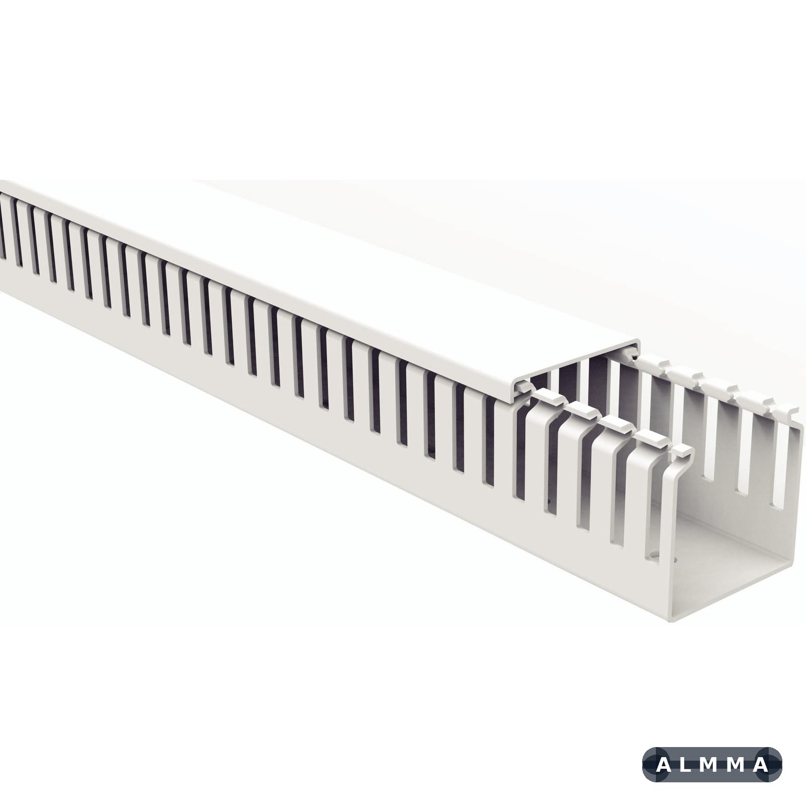 Canaleta para Painel Tramontina Aberta Branca 50x50x2000 mm 4 UNIDADES EMB.MINIMA