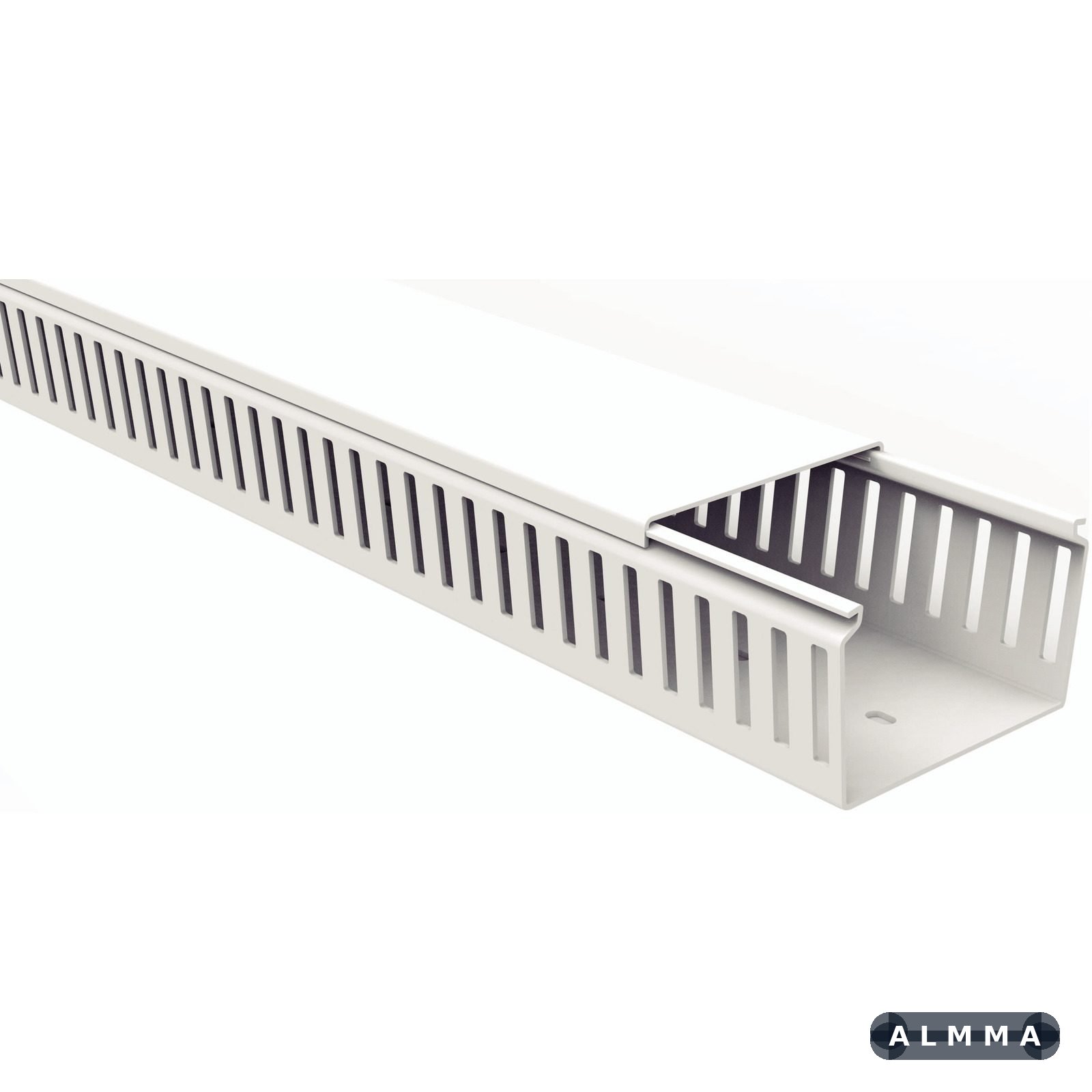 Canaleta para Painel Tramontina Aberta Branca 80x80x2000 mm 4 UNIDADES EMB.MINIMA