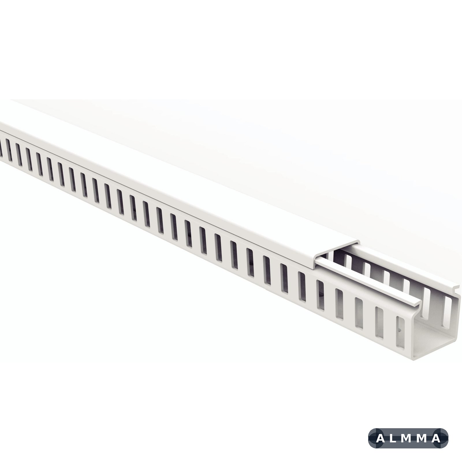 Canaleta para Painel Tramontina Semi Aberta Branca 30x30x2000 mm 12 UNIDADES EMB.MINIMA