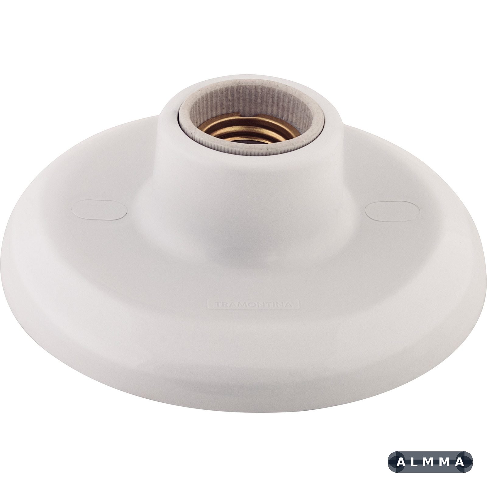 Plafon Tramontina E27 com Soquete de Porcelana 4 A 250 V Branco 20 UNIDADES EMB.MINIMA