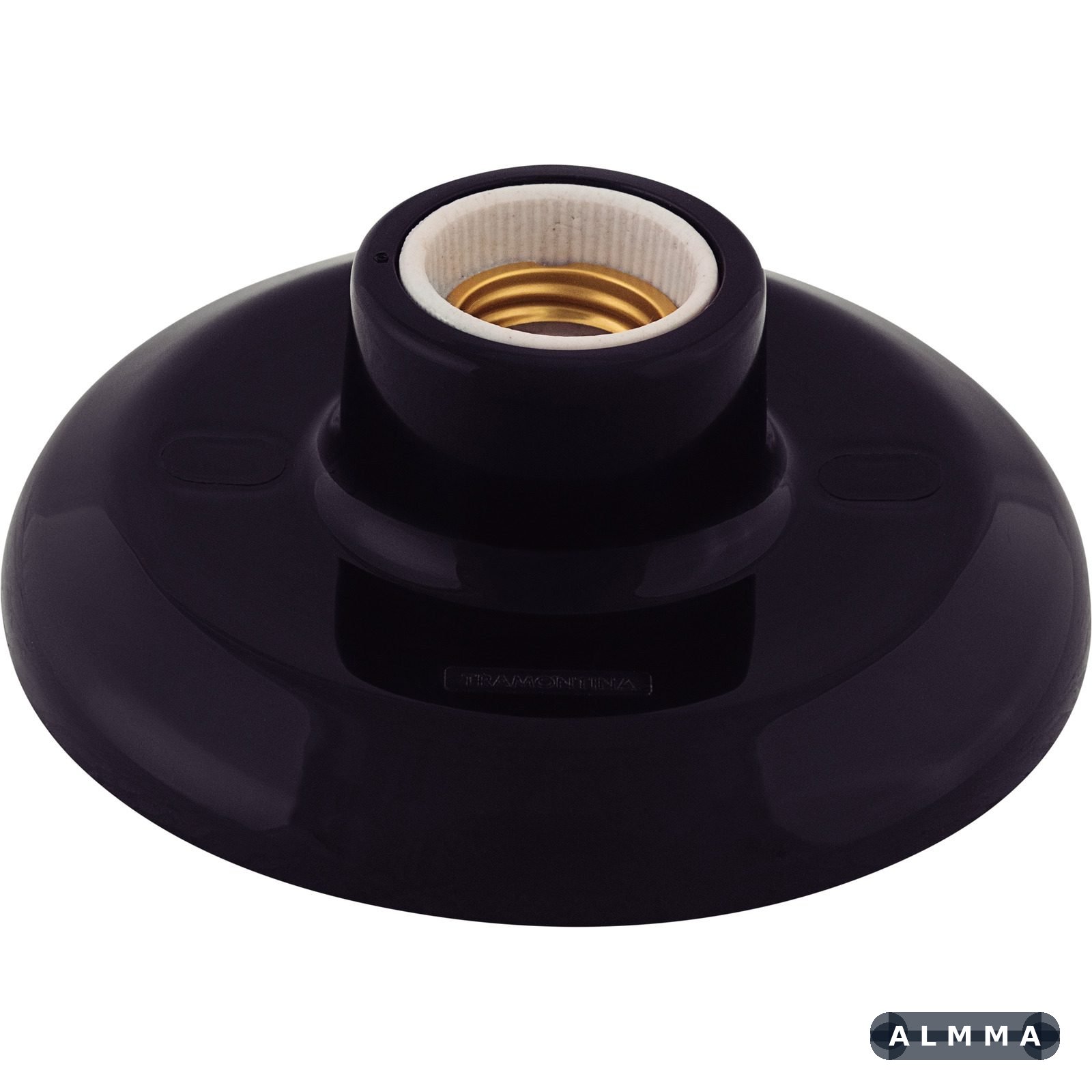 Plafon Tramontina E27 com Soquete de Porcelana 4 A 250 V Preto 20 UNIDADES EMB.MINIMA