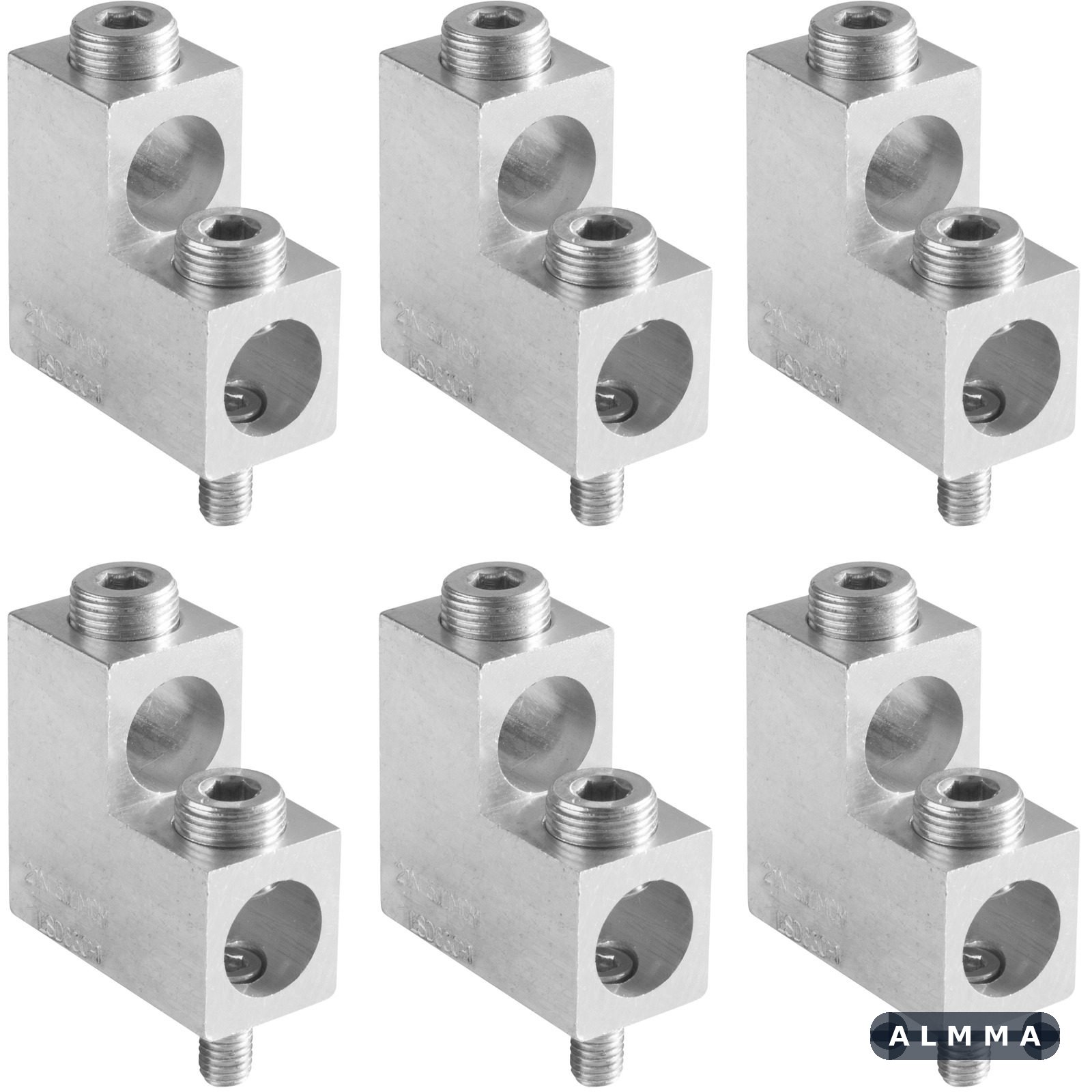 Conector Duplo para Disjuntor Caixa Moldada Tramontina Frame 400/630S - 6 Peças 1 UNIDADES EMB.MINIMA