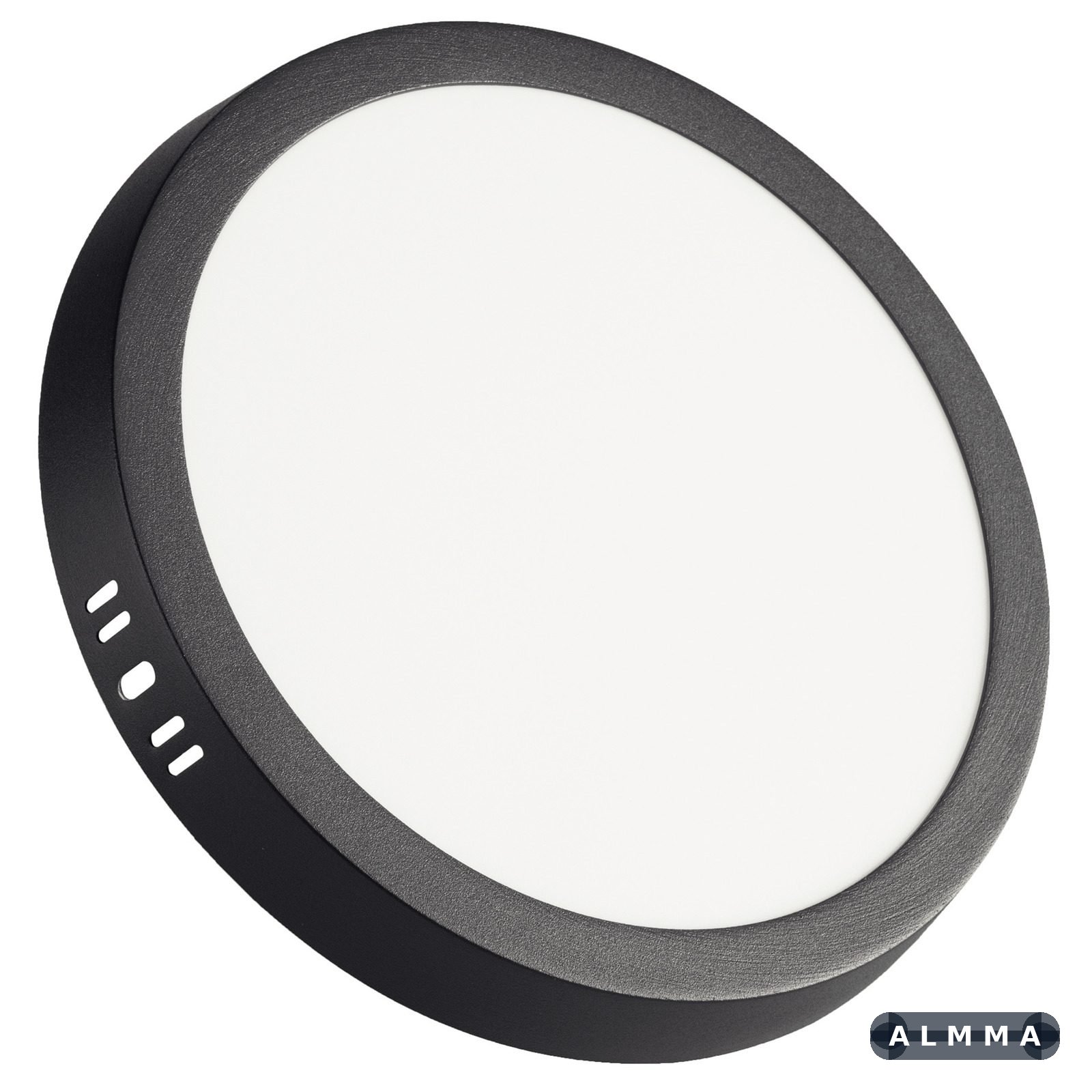 Plafon Fita LED Tramontina Redondo de Sobrepor Preto 18 W 4000 K 1250 lm Luz Neutra 20 UNIDADES EMB.MINIMA