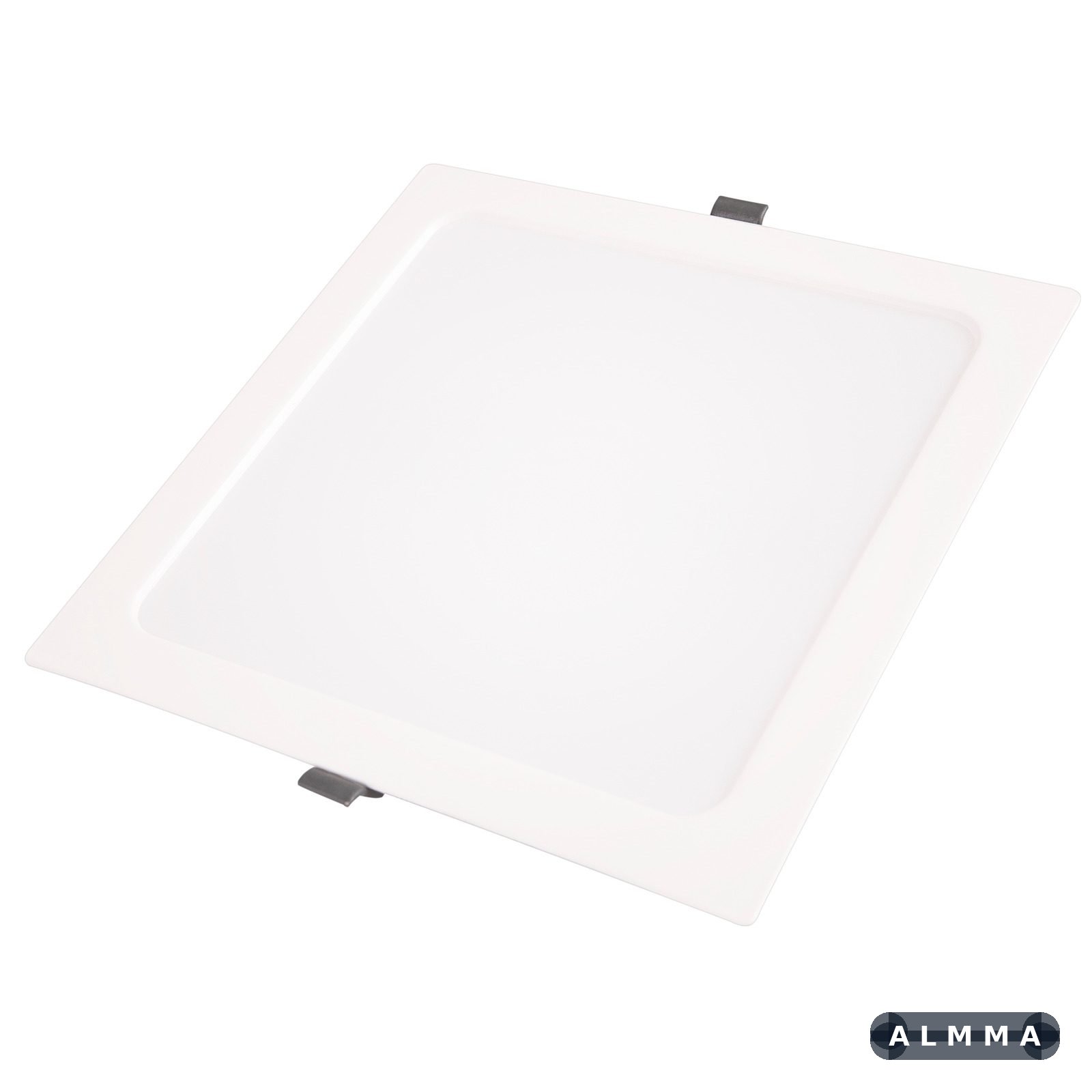 Plafon LED Tramontina Quadrado Backlight de Embutir 1000 lm 12 W Bivolt 3000 K Luz Amarela 30 UNIDADES EMB.MINIMA