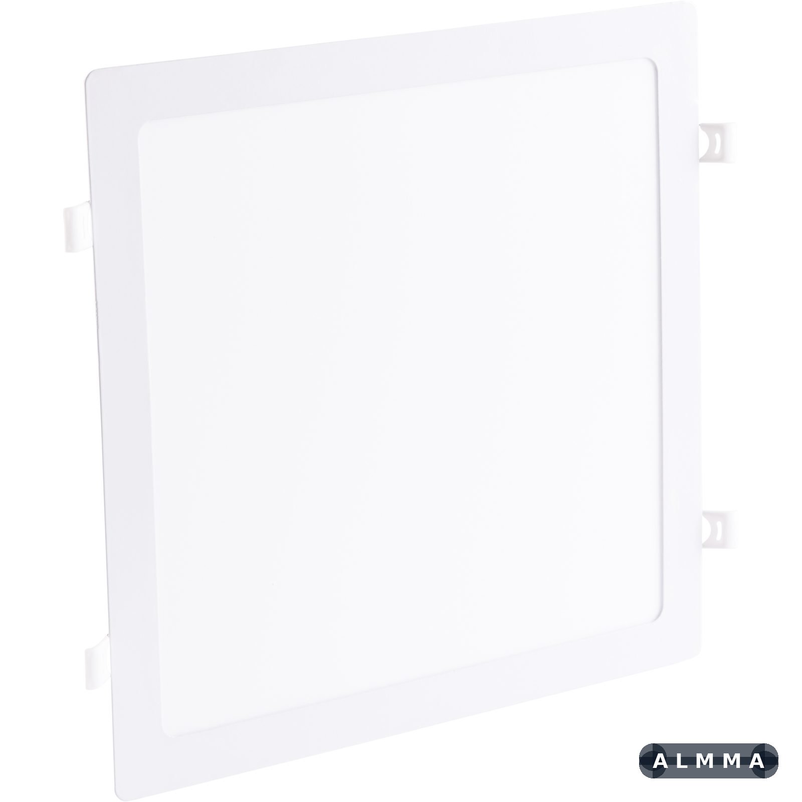 Plafon LED Tramontina Quadrado de Embutir Slim 24 W Bivolt 3000 K Luz Amarela 20 UNIDADES EMB.MINIMA