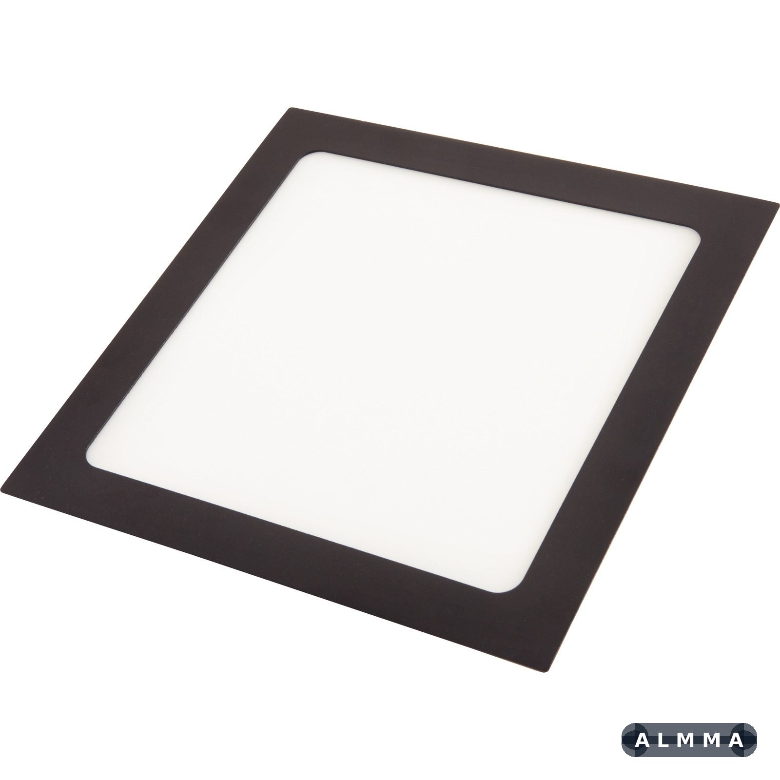 Plafon Fita LED Tramontina Quadrado de Embutir Preto 24 W 3000 K 1680 lm Luz Amarela 20 UNIDADES EMB.MINIMA