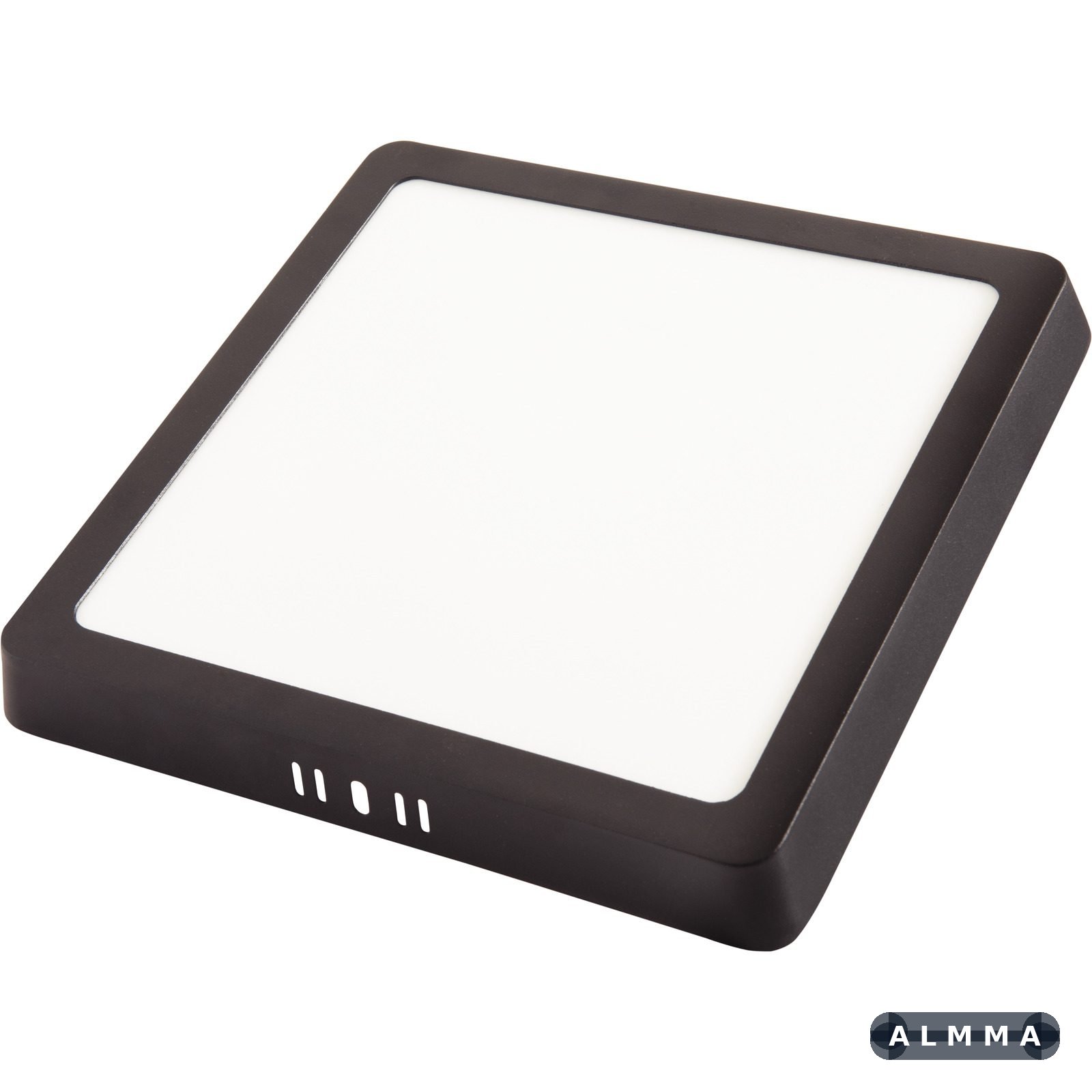 Plafon Fita LED Tramontina Quadrado de Sobrepor Preto 24 W 3000 K 1680 lm Luz Amarela 20 UNIDADES EMB.MINIMA