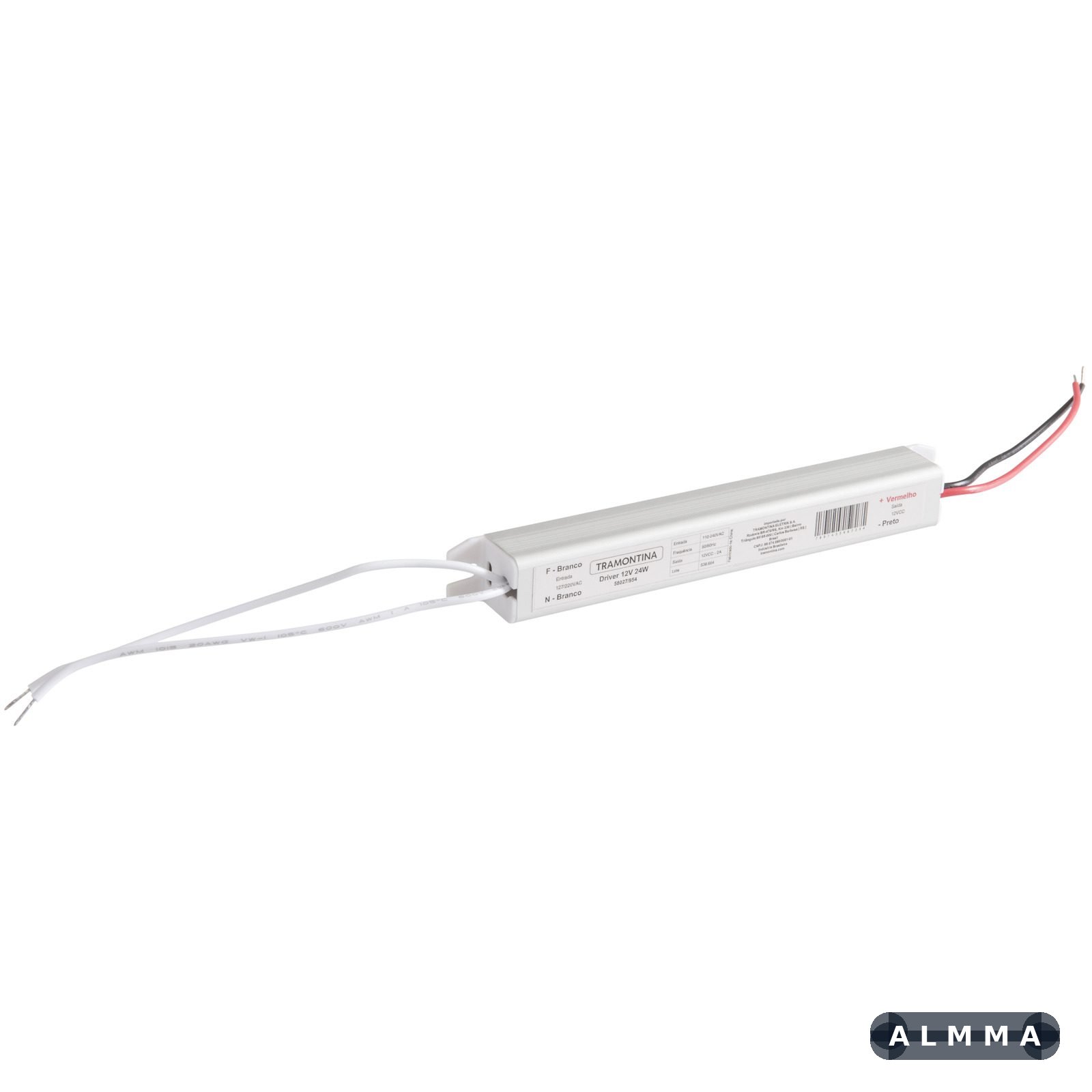 Fonte Linear Tramontina Para Iluminação LED Saída 12 V 24 W Bivolt 200 UNIDADES EMB.MINIMA