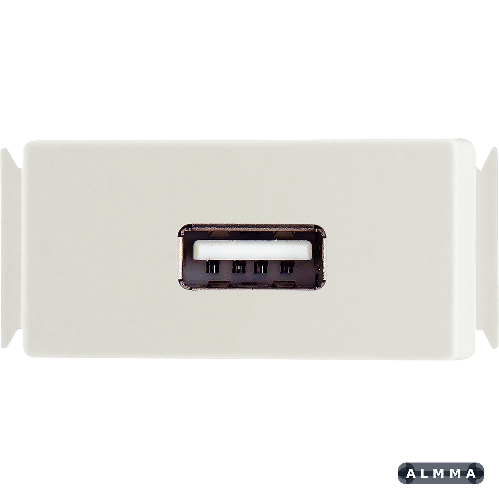 1 Tomada USB 1A Aria 100-240V Branco 1 UNIDADES EMB.MINIMA