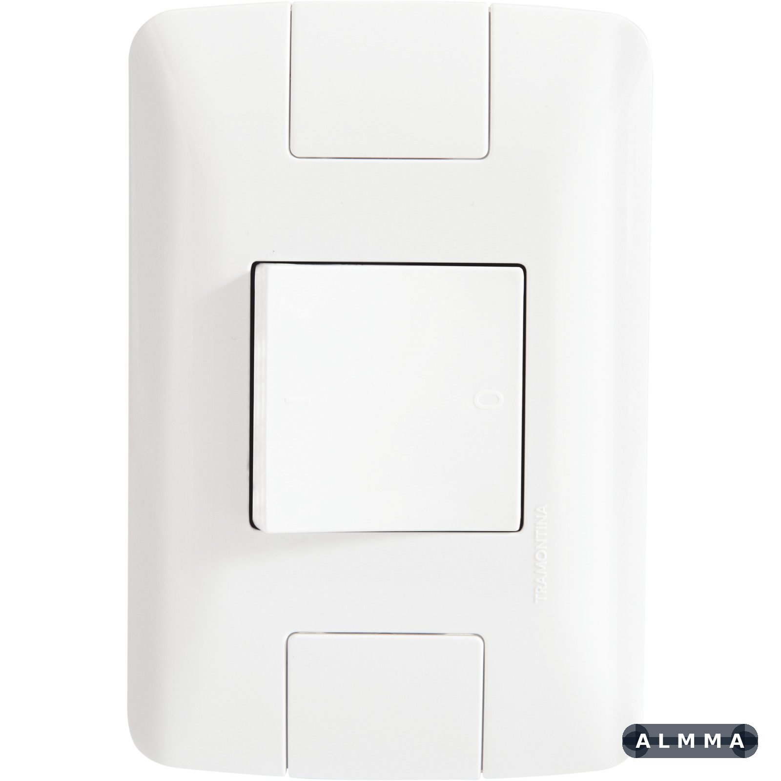 Conjunto 4x2 com 1 Interruptor Bipolar Simples Tramontina Aria 25 A 250 V Branco 20 UNIDADES EMB.MINIMA