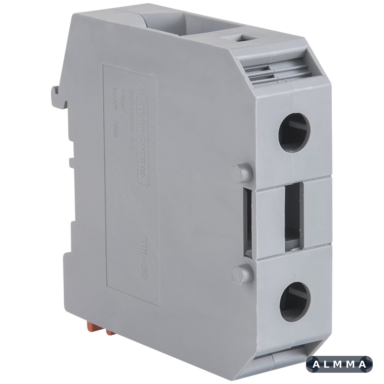 Borne de Conexão a Parafuso Cinza 50 mm² Tramontina TPB-50 10 UNIDADES EMB.MINIMA