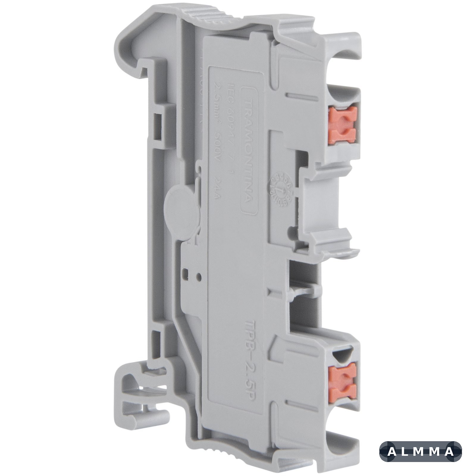Borne de Conexão Push-In Cinza 2,5 mm² Tramontina TPB-2.5P 100 UNIDADES EMB.MINIMA