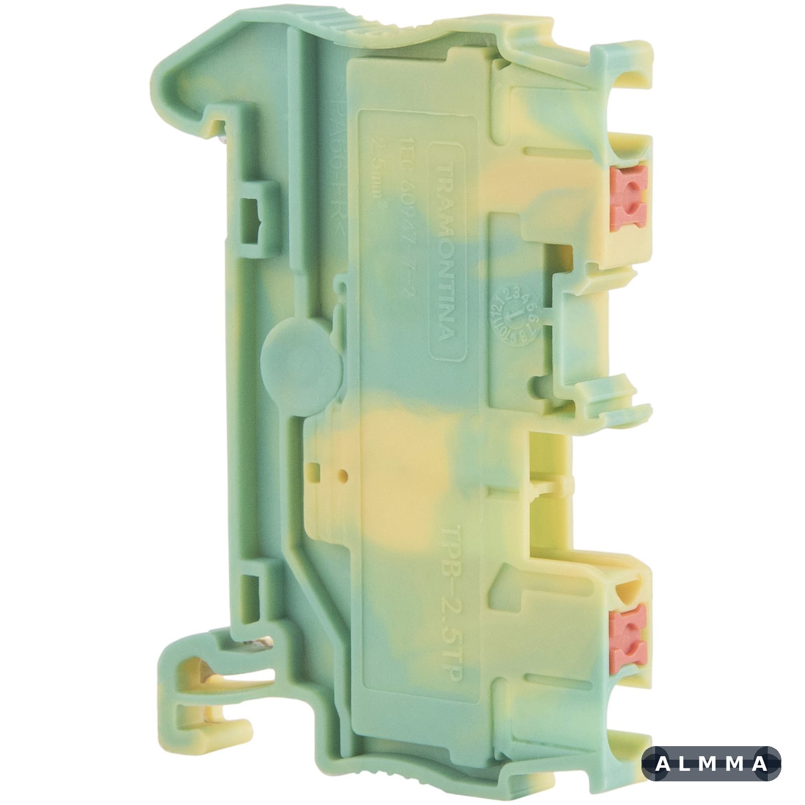 Borne de Conexão Push-In Verde/Amarelo 2,5 mm² Tramontina TPB-2.5TP 100 UNIDADES EMB.MINIMA