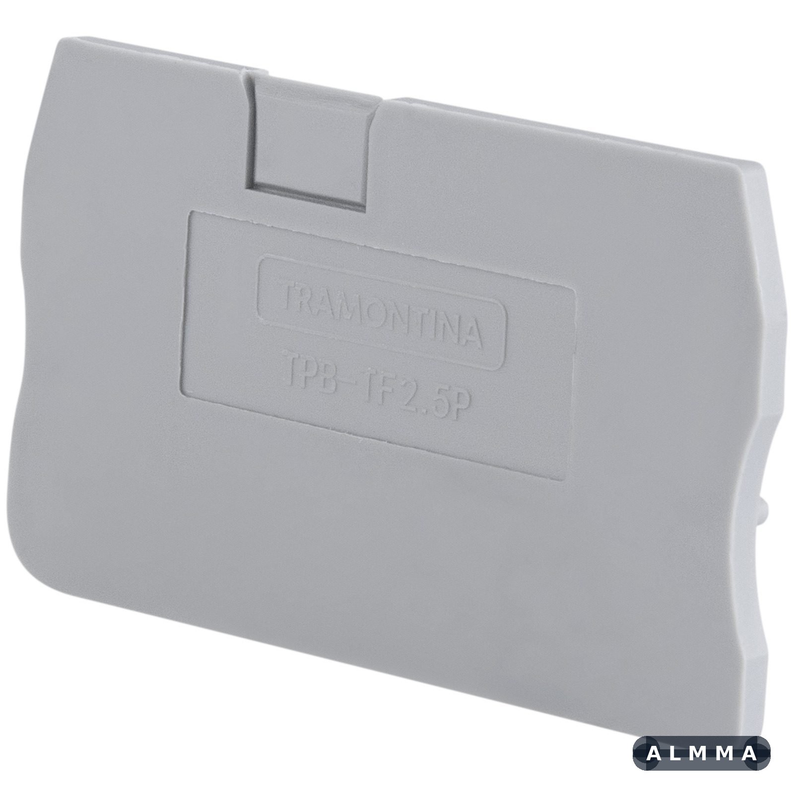 Tampa Lateral para Borne de Conexão Push-In 2,5 mm² Tramontina TPB-TF2.5P 20 peças. 1 UNIDADES EMB.MINIMA