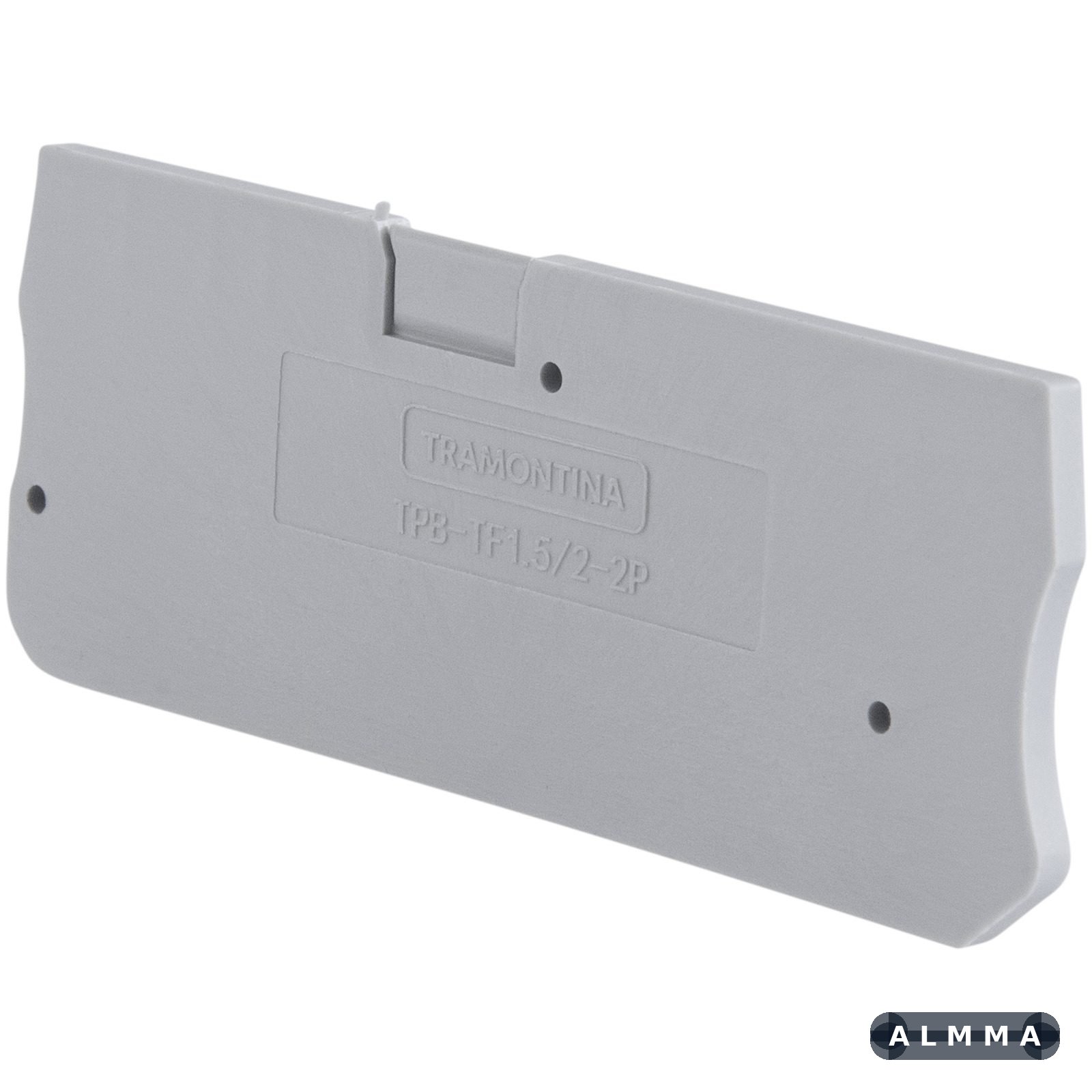 Tampa Lateral para Borne de Conexão Push-In 1,5 mm² Duplo Tramontina TPB-TF1.5/2-2P , 20 peças. 1 UNIDADES EMB.MINIMA