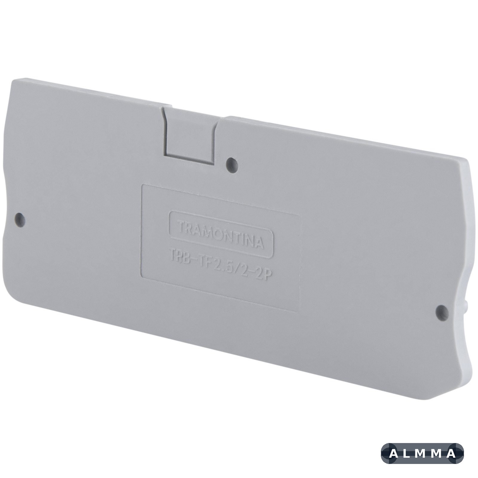 Tampa Lateral para Borne de Conexão Push-In 2,5 mm² Duplo Tramontina TPB-TF2.5/2-2P , 20 peças. 1 UNIDADES EMB.MINIMA