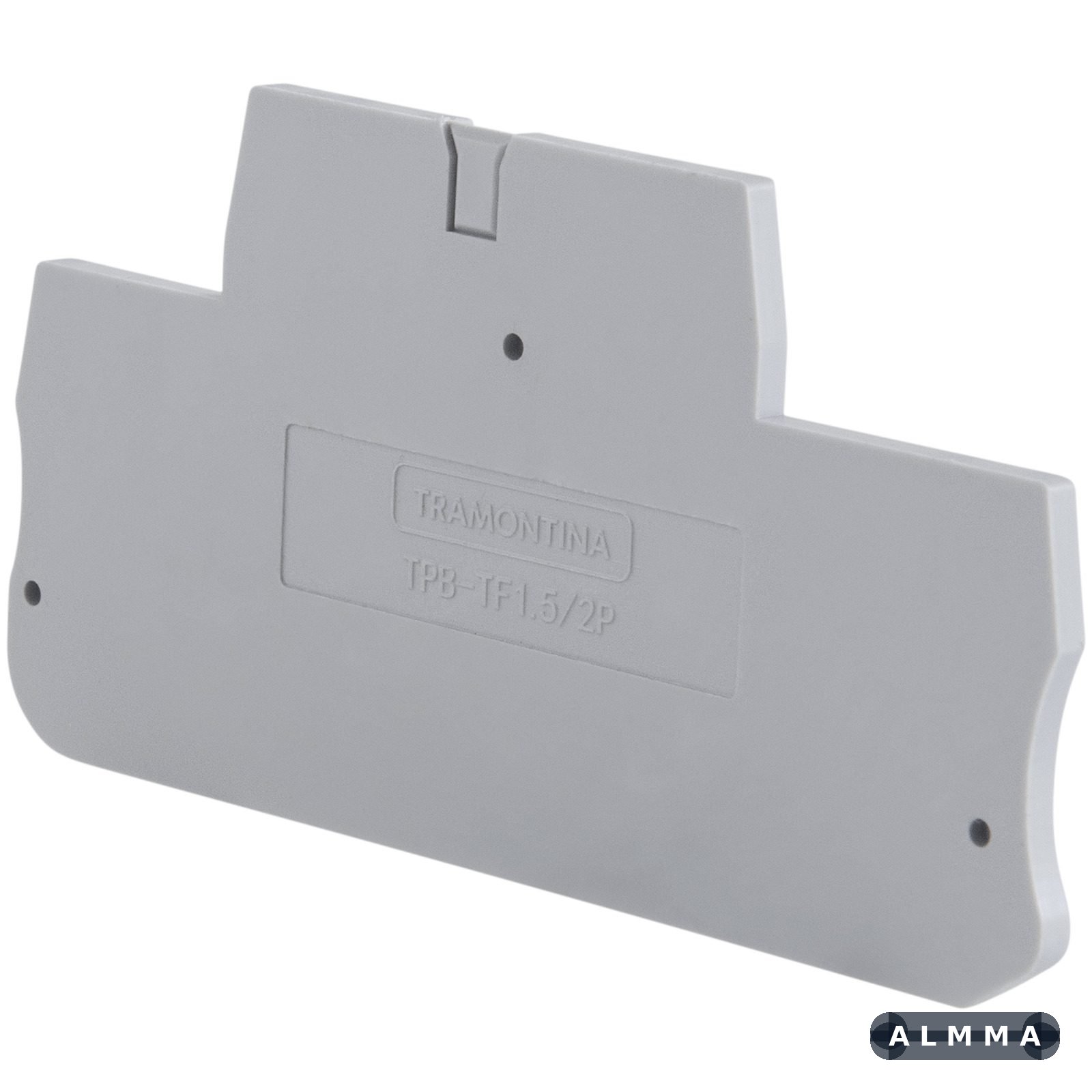 Tampa Lateral para Borne de Conexão Push-In 1,5 mm² com 2 Conexões Tramontina TPB-TF1.5/2P, 20 peças. 1 UNIDADES EMB.MINIMA