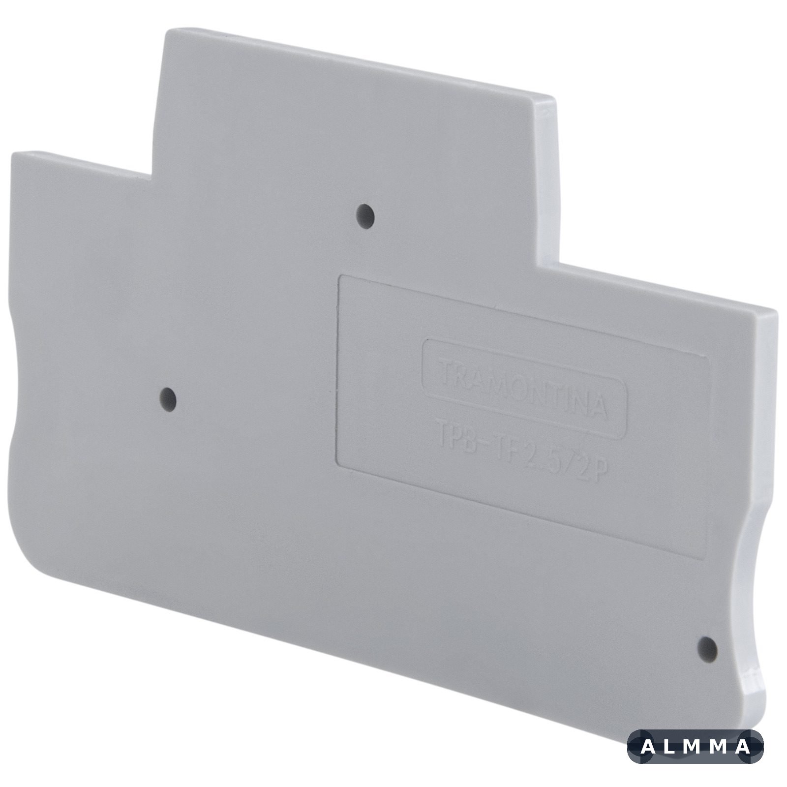 Tampa Lateral para Borne de Conexão Push-In 2,5 mm² com 2 Conexões Tramontina TPB-TF2.5/2P, 20 peças. 1 UNIDADES EMB.MINIMA